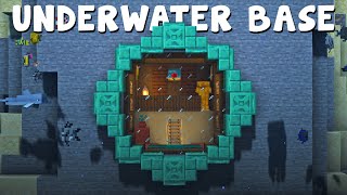 Minecraft  Underwater Base Tutorial How to Build [upl. by Veradia]