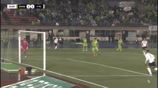 Yokohama FC defender scores stunning owngoal in J1 League draw with Shonan Bellmare [upl. by Stolzer]