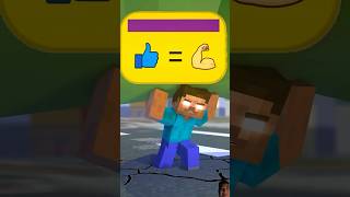 minecraft herobrine steve challenge monsterschool minecraftmemes animation memes trending [upl. by Barnabe97]