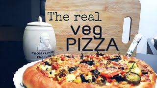 Homemade veg pizza recipe  Vegetable Pizza with pizza Sauce Recipe  journey togethers cookbook [upl. by Gorton]