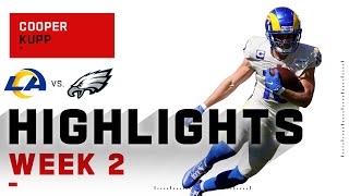 Cooper Kupp Highlights vs Eagles  NFL 2020 [upl. by Teerpnam]