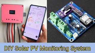 DIY Solar PV Monitoring System by Using New Blynk 20 [upl. by Dory]