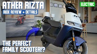 Ather Rizta Ride Review  Details 2024  Perfect Family Scooter  Frosting [upl. by Emarie360]