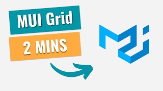 Learn MUI Grid System in 2 MINS [upl. by Eendyc650]