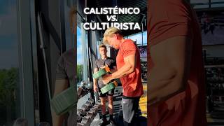 ¡Fisicoculturistas VS Calistenia ¿Quién levanta más en curl 🏋️‍♂️🔥 [upl. by Godfree]