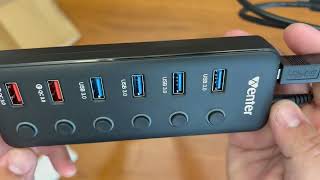 6 Port USB 30 Hub with 2 Quick Charging Ports [upl. by Elreath]