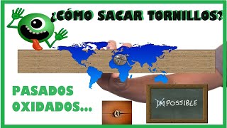 ¿CÓMO SACAR TORNILLOS PASADOS U OXIDADOS SOLUCION DESTORNILLADOR DE IMPACTO [upl. by Anitak]