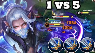 Honor of Kings Prince of Lanling Soaring Dragon Skin Gameplay Rank [upl. by Oiligriv]