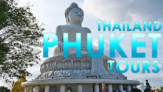 4k Thailand Phuket places to visit  Elephant park  Tiger Kingdom  big buddha  wat chalong [upl. by Shanda391]