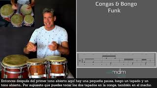 Latin Rock and Pop rhythms for conga and bongo Tutorial [upl. by Zellner922]