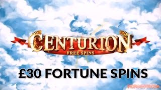 £30 HIGH LIMIT SLOT  Centurion Free Spins [upl. by Jennica]