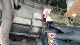 M5R1 Manual Transmission fluid change how to Ford Ranger Mazda pick up [upl. by Ahlgren]