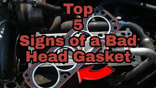 Top 5 Signs Of A BAD HEAD GASKET [upl. by Ruby]