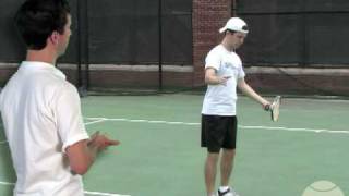 Topspin Tennis Forehand Progressions Step 2 Racket Back [upl. by Odele]