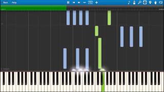 Kimi no wa OST  Kataware Doki Theishter Piano with sheet music [upl. by Anirda920]