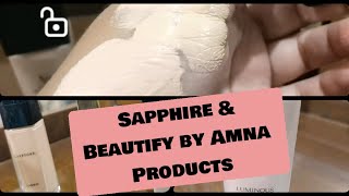 Sapphire Foundation amp Concealer Review Beautify By Amna lifewithanabia4966 [upl. by Repip753]