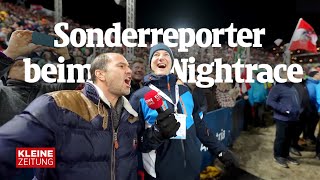 Sonderreporter unterwegs beim Schladming Nightrace [upl. by Lubba]