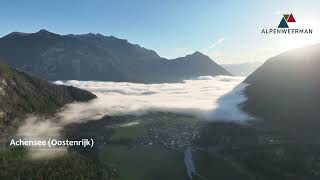 Zon en Hochnebel in de Alpen  herfstbeelden met een drone [upl. by Jaquelin569]