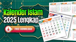 Kalender Islam 2025 Lengkap [upl. by Ived965]