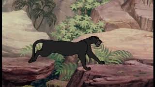 Balu diz a Bagheera que os macacos levaram Mogli Mogli O Menino Lobo 1967 [upl. by Edorej]