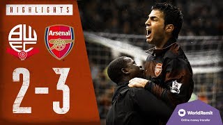 WHAT A COMEBACK  Bolton 23 Arsenal  Highlights  2008 [upl. by Bergeman601]