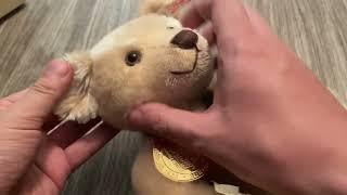 Steiff quotHerculequot limited edition teddy bear unboxing  overview [upl. by Deraj]