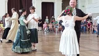 Dancing at the Valtice castle ball room [upl. by Eiznik]