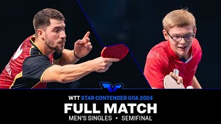 FULL MATCH  Felix LEBRUN vs Patrick FRANZISKA  MS SF  WTTGoa 2024 [upl. by Jefferson]