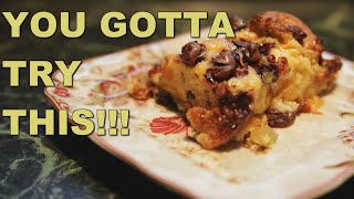 The ULTIMATE BEST Panettone Bread Pudding [upl. by Anelhtac]