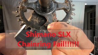 Changing the Busted Shimano SLX Chainring on my Specialized Epic Evo Mountain Bike [upl. by Most240]