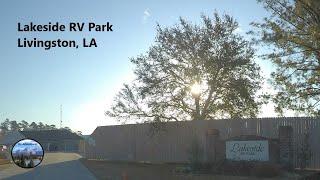 Lakeside RV Park Livingston LA on the road in our GeoPro 19FD by RV Adventures [upl. by Darius703]