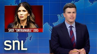 Weekend Update Kristi Noem Shot Her Dog Trump Complains About Trial  SNL [upl. by Lemaj]