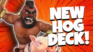 DESTROYING Opponents With The BEST HOG RIDER DECK  Clash Royale [upl. by Harry847]