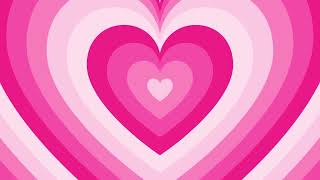 Pink Heart Background Screensaver Loop 1 Hour 1080p HD [upl. by Guttery362]