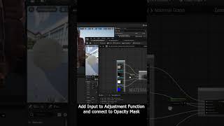 tutorial Blend Quixel Material with Opacity Mask Dither unrealengine5 gamedevelopment shaders [upl. by Holsworth946]