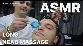 ASMR MASSAGE Like A Space Travel  Long Asmr Head Massage [upl. by Ailefo]