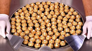 I Turn 100 Ferrero Rocher Into Ice Cream Rolls 30°C  ASMR [upl. by Irret]