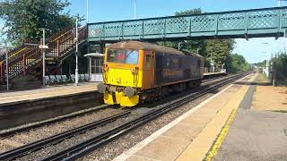 73213 ‘Rhodalyn‘ 0S93 Horsham Up TC to Tonbridge West Yard Gbrf  Salfords Surrey 13th Sept 2024 [upl. by Eirehs]