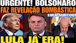 ADEUS LULA BOLSONARO FAZ REVELAÇÃO BOMBÁSTICA QUE ABALOU AS ESTRUTURAS DE BRASÍLIA O JOGO VIROU [upl. by Rie968]