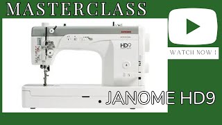 Cleaning and Maintaining the Janome HD9 Sewing Machine  Sewing machine for bag making [upl. by Alyac820]