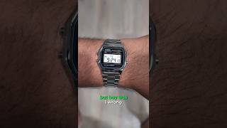 Casio A158  I was wrong about this watch watch watches vintage [upl. by Banyaz514]