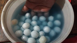 Naphthalene balls and blue kerosene oil [upl. by Adon]