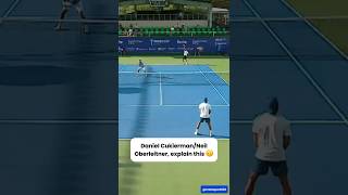 Daniel CukiermanNeil Oberleitner explain this 🙃 shorts tennis atpchallenger [upl. by Lilith]