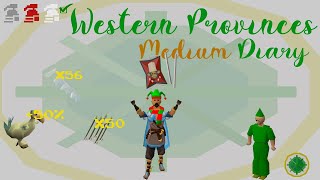 OSRS Western Province Medium Diary Guide  Ironman Approved [upl. by Rosena521]