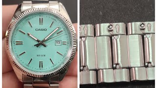 HOW TO RESIZE CASIO TIFFANY BRACELET  MTP 1302 LINKS REMOVE [upl. by Pax]