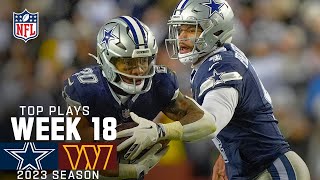 Dallas Cowboys Highlights vs Washington Commanders  2023 Regular Season Week 18 [upl. by Eerat]