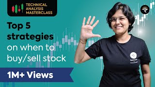 Top 5 Strategies on When to Buy Sell Stocks  CA Rachana Ranade [upl. by Enom]