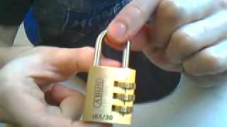 ABUS 16530 Combination Padlock Picked [upl. by Afas]