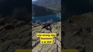 Besseggen Norway Mind the gap adventure hiking climbing nature travel [upl. by Trinl]