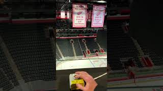 Red Wings goal horn test 🚨 EMPTY ARENA hockey redwings [upl. by Irrehc830]